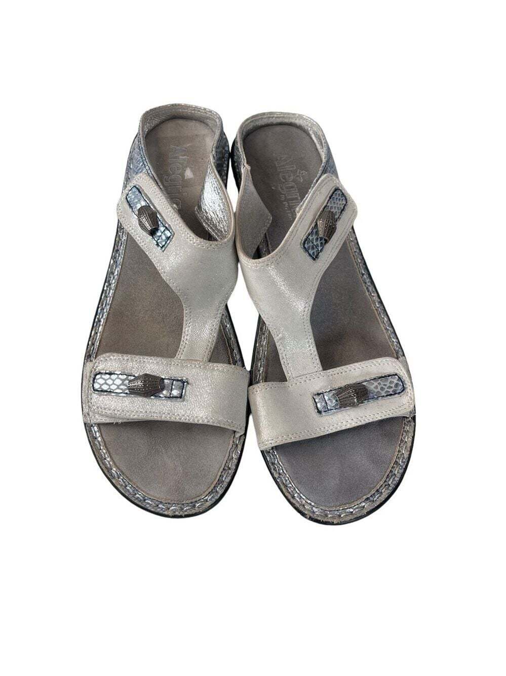Alegria Lara Adjustable Sandals Women 40 Supportive Walking Open Toe Summer